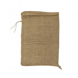 Jute zakken met sluitkoord 20 x 30 cm (per stuk)